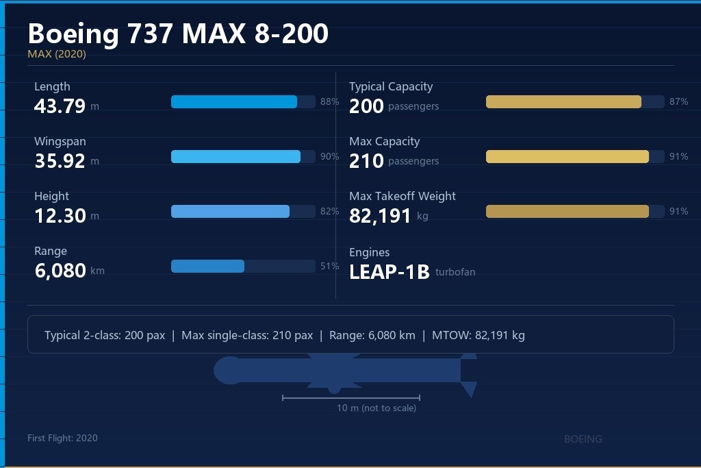 波音737 MAX 8-200 二手飞机出售 | 美国二手飞机集团
