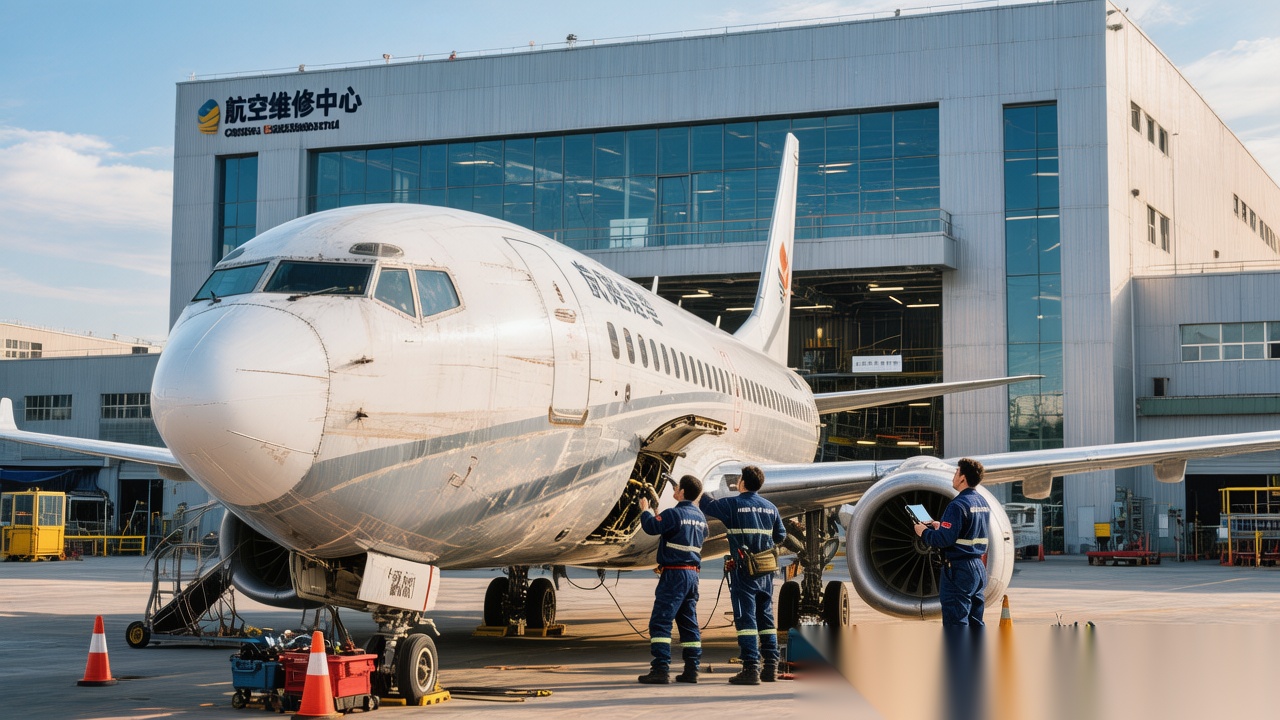 西安航空职业技术学院800万购入波音737-33A退役客机
